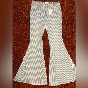 High-Waisted Bell Bottom Pants